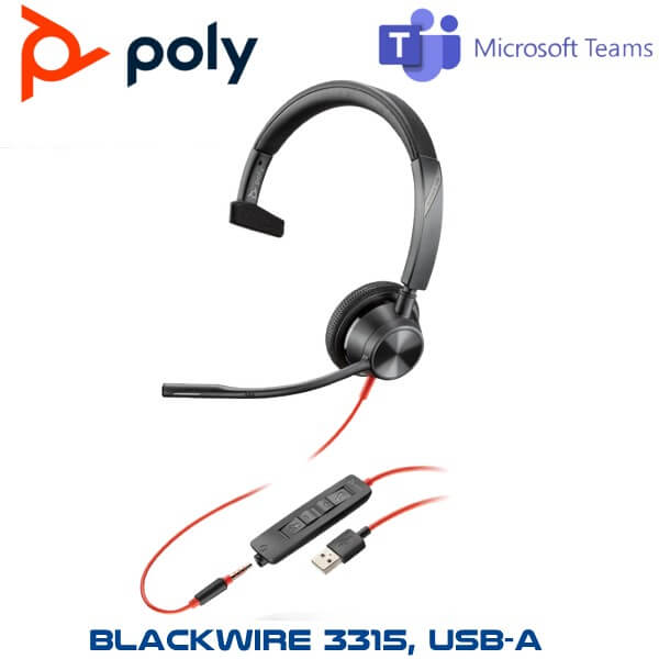 Ploy Blackwire 3315 Microsoft Usb A Dubai