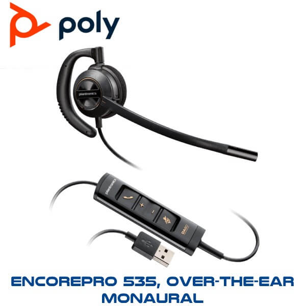 Ploy Encorepro 535 Over The Ear Monaural Noise Canceling Dubai