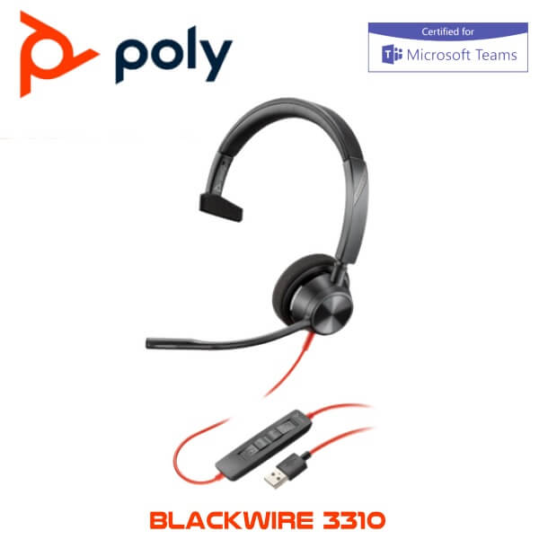Poly Blackwire3310 USB A Teams Dubai