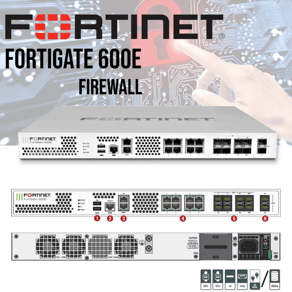 Fortinet FG-600E-Next generation firewall capable for Fortinet FG-600E-Next generation firewall capable for