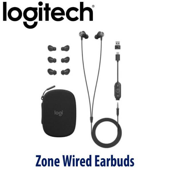 logitech zone wired earbuds dubai