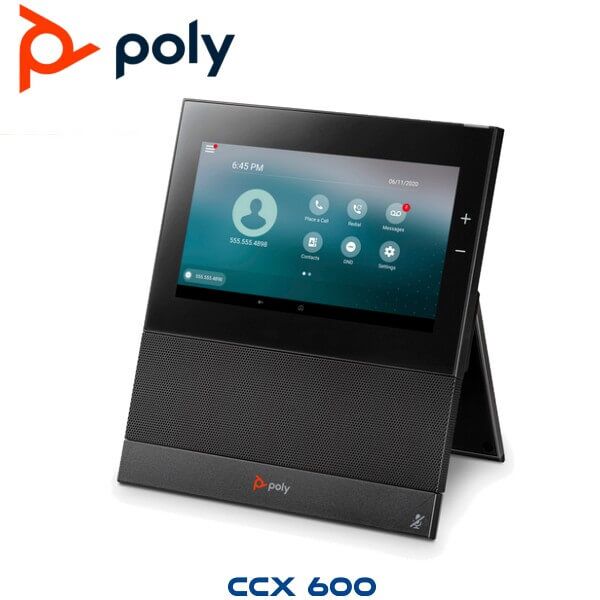 Ploy Ccx 600 Business Media Phone Without Handset Open Sip Dubai