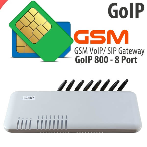 Goip800 Gsm 8 Port Gateway Dubai